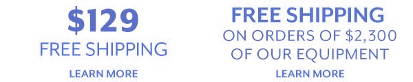 Free ground shipping on qualifying orders of $129 or more