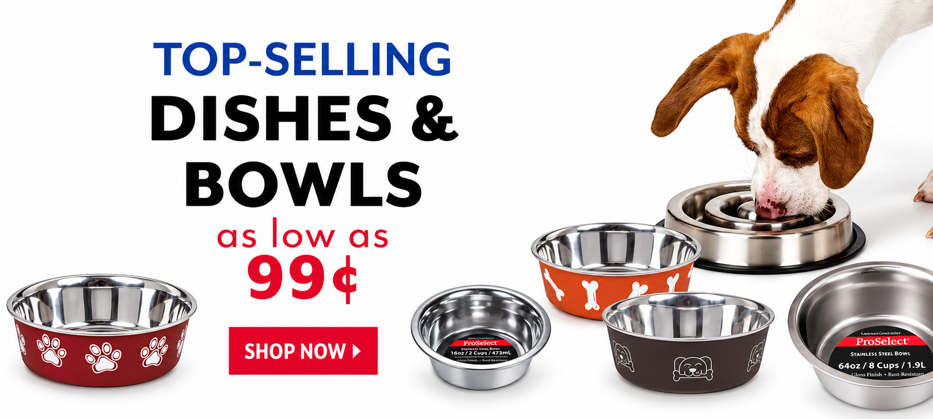 Top-selling dishes and bowls as low as 99 cents