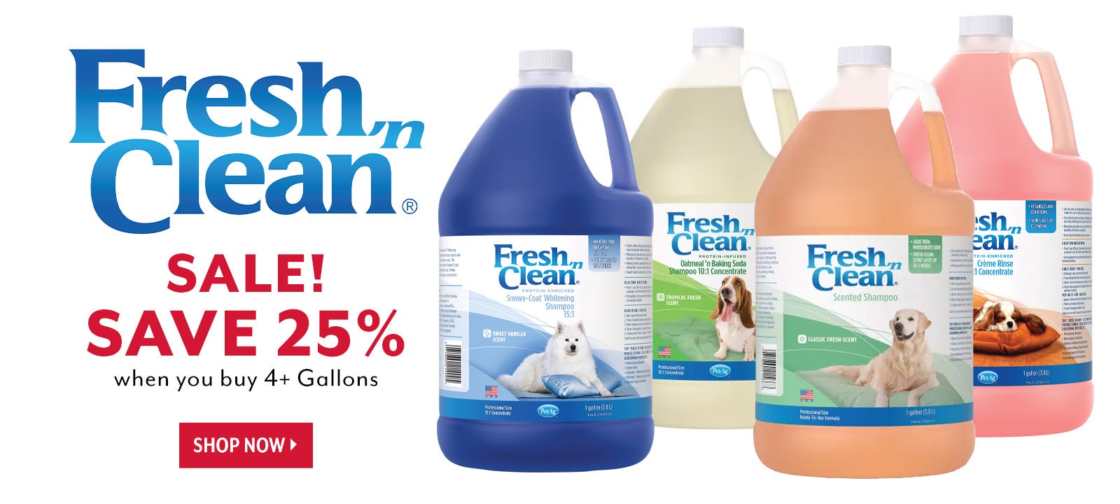 Professional grooming shampoos