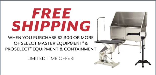 Free shipping on grooming equipment