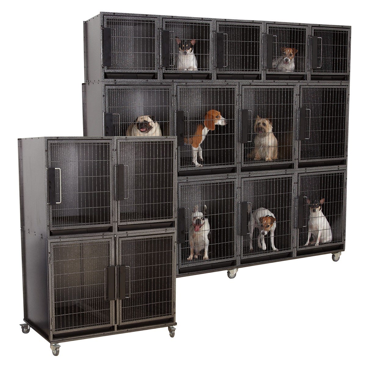 ProSelect Modular Kennel Cage Banks